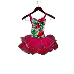 Weissman small child’s Hawaiian Roller Coaster Rider tutu recital tap jazz